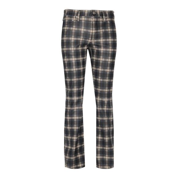 Cout De La Liberte Mens Jimmy Printed Plaid Leather Low Rise Flare Size 30 NWT - Picture 12 of 13